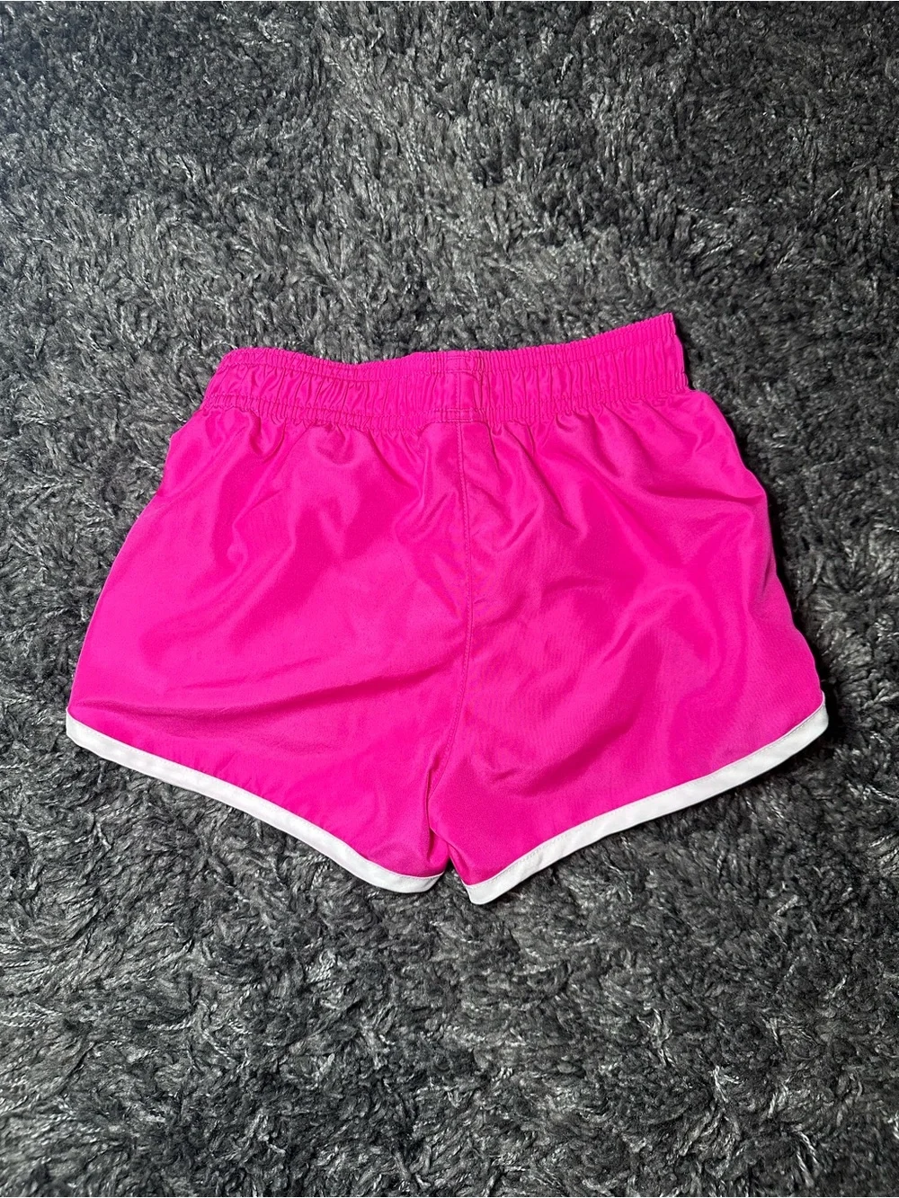 Under Armour Pink Heart Logo Tee with Hot Pink Athletic Shorts